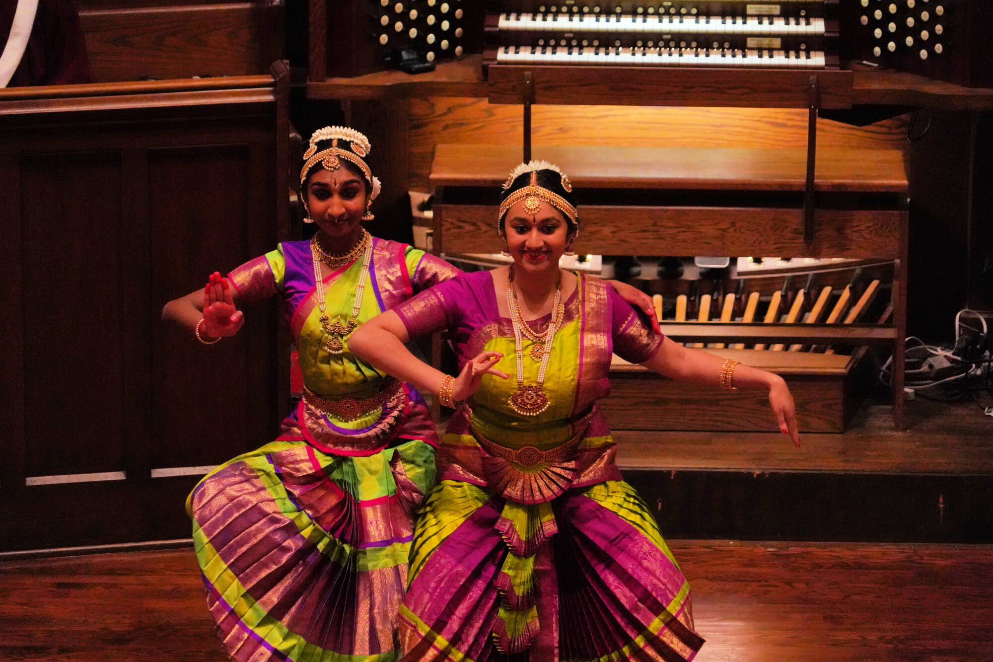 Hindu dancers at our Interfaith thanksgiving celebration